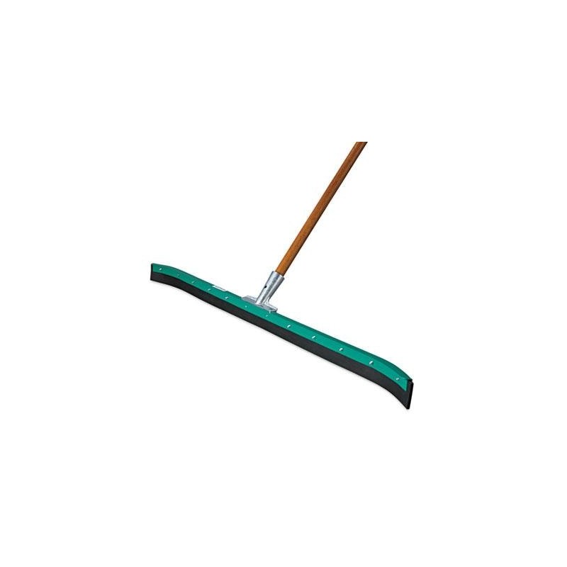 Lagasse AquaDozer 36" x 24" Curved Floor Squeegee, Black Rubber