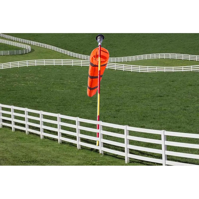 Qishi Airport Windsock Rip-stop Outdoor Rainbow Wind Measurement Sock Bag