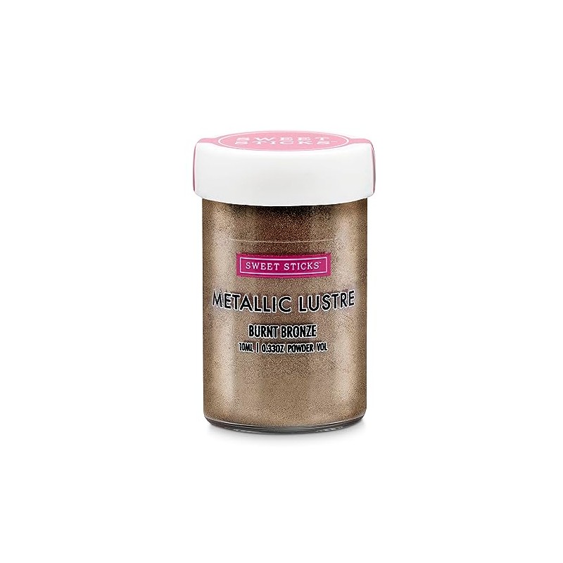 Sweet Sticks Edible Metallic Lustre Dust 4g Burnt Bronze
