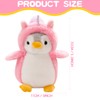 Yuragim Cuddly Toy Penguin Plush Toy for Girls, 25 cm