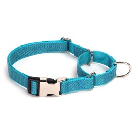 YSHOME&PET Reflective Martingale Dog Collars with Quick Release Buckle, Adjustable Soft Nylon Training No Slip Dog Collar for Small Medium and Large Dogs Walking in Low Light Conditions
