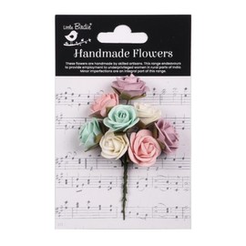 Little Birdie CHARLIE Paper Flowers - Fairy Garden Bouquet 8pc 94356