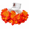 LED Maple Leaf String Lights – Autumn Leaf Garland Decoration