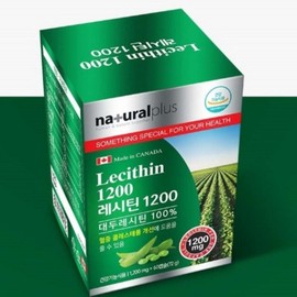 Gene's Shop Cholesterol Health Improvement Soy Lecithin 1200 Vegetable Phospholipid Product Nutrient 60 Capsules, 1 Piece / 진스샵 콜레스테롤 건강 개선 대두 레시틴 1200 식물성 인지질 제품 영양제 60 캡슐, 1개