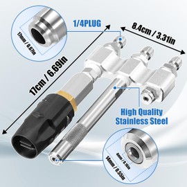JOEJET M5 Twist Nozzle, Shooter Tip for Pressure Washer, 1/4'' Quick Connet, 3-7GPM