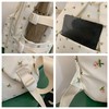 MININAI Cute Floral Printed Backpack for Women Preppy Kawaii Aesthetic