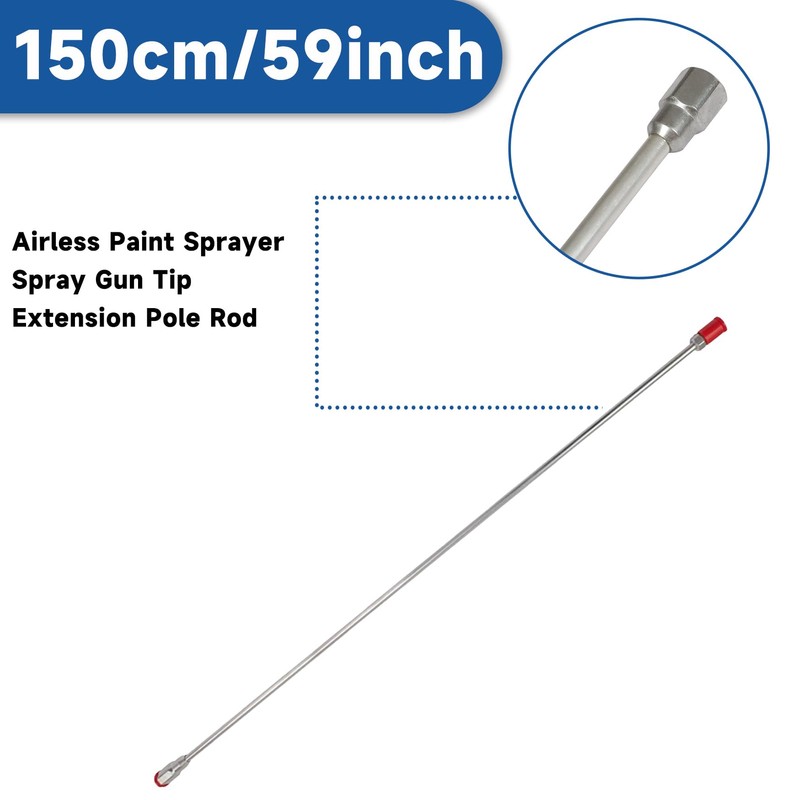 WFLNHB 150cm/59inch Airless Paint Sprayer Spray Gun Tip Extension Pole
