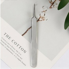 tweezers eyelash extension nipper curved needle facial care Acne type C GD13454 100ea