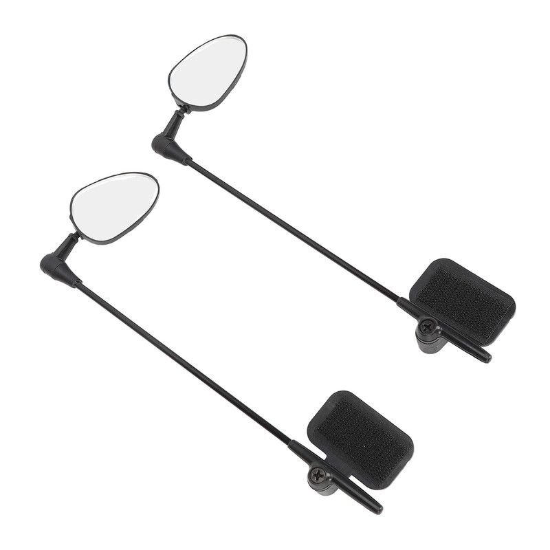 1 Pair Bicycle Helmet Rearview Mirror 360° Adjustable Bike Cycling