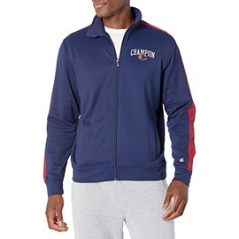 Champion Men's Game Day Track Jacket, Left Chest Graphic