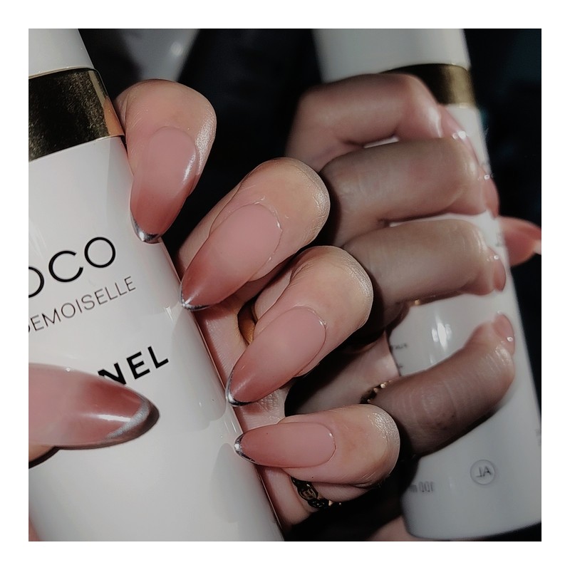Mocha Glaze [Handmade Nail Tips] - Long Oval / 모카