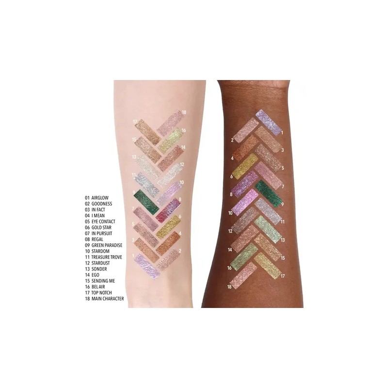 Sombra Líquida Moira Cosmetics Con Glitter Diamond Daze Tono 15