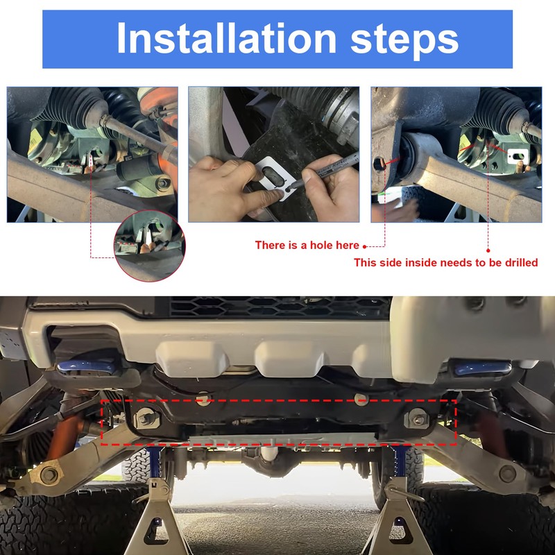 86252 Performance Cam Front Camber/Caster Kit Compatible with 09-14 FORD