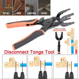 Unbranded Disconnect Tong Tool Removal Pliers for 1/2" 3/4" 1" Pipe PEX CPVC Copper Pipe