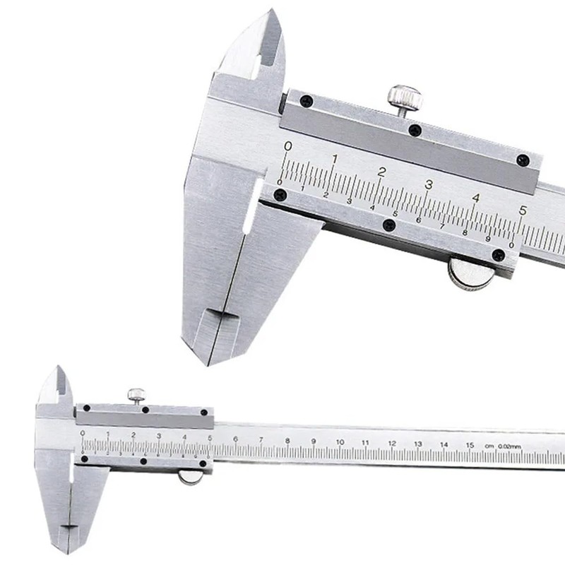 AIMALL 8 Inch Stainless Steel Vernier Caliper, 200mm Micrometer Measuring