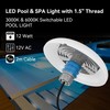 LyLmLe LED Pool Headlight with 1 1/2 Inch External Thread,