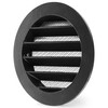 calimaero® WSGB Soffit Vents 4 inch Black Round Grille Vent