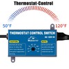 Makevivi Attic Fan Thermostat Control, Plug & Play Socket Design,