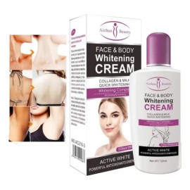 Crema Blanquea Piel Blanca Extra Aclarante Permanente Tono Todo Tipo Día Noche