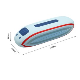 bingdwendwen Glasses Cases for Kids, Sunglasses Glasses Case Hard Shell Cute Glasses Cases for Girls Boys Lightweight and Portable, White