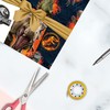 Jurassic World - Carta da regalo, 8 fogli, 8 etichette,