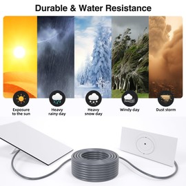 PonJel Starlink Gen 3/Mini Cable, 23M/75FT Replacement Standard V3 Cable Extension Waterproof Outdoor Cable for Starlink
