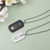 ATLVXJL Luminous necklace for couple matching necklace for couples stainless