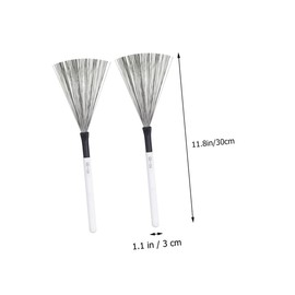 Kisangel Wooden Handle Drum Brush for Boys and Girls Adults 1 Pair Maple Drum Brushes