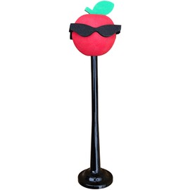 CoolBalls Car Magnet Buddy Magnetic Antenna Topper Stand with Red Apple Cat Eye Sunglasses