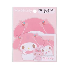 Sanrio New Life Decoration Sticker Set, My Melody, My Melody, 3.8 x 4.1 x 0.04 inches (9.6 x 10.3 x 0.1 cm), Character 002119 SANRIO