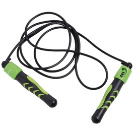 Schildkröt Jump Rope with Counter, Black/Anthracite, in a Mesh Bag, 960113