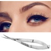 Micro tijeras de acero inoxidable para cara, pelo, pestañas, herramienta