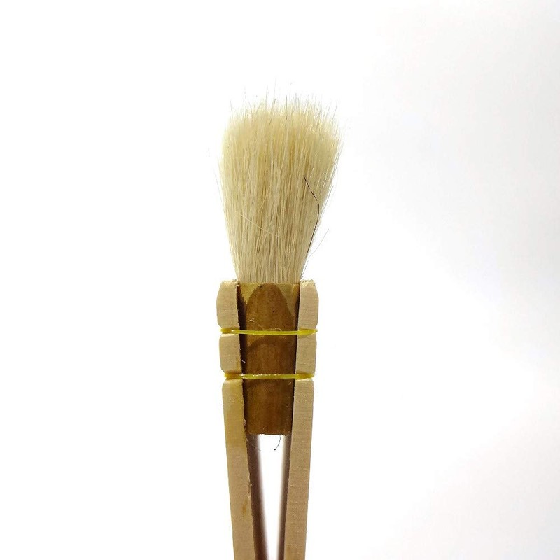 Hake City Brush, White Powder Brush, High Quality, Goat Hair,