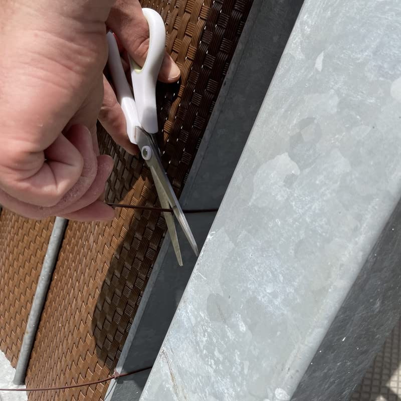 WorkingHouse Poly-rattan Visual Protection Strips, Visual Protection for Double Bar