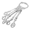 MIUNIKO Halloween Cosplay Punk Gothic Plated Skull Skeleton Bone Hand