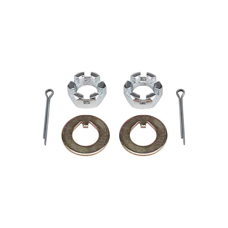 Speedway Motors Spindle Castle Nut Kit with Washers and Cotter