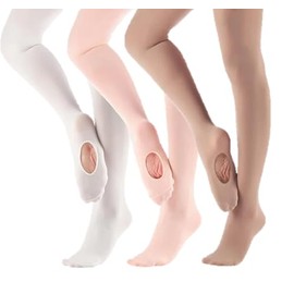 MALLAS CONVERTIBLES TALLA INFANTIL 1 A 15 AÑOS DANZA PROFESIONAL (as1, age, 4_years, 6_years, Carne)