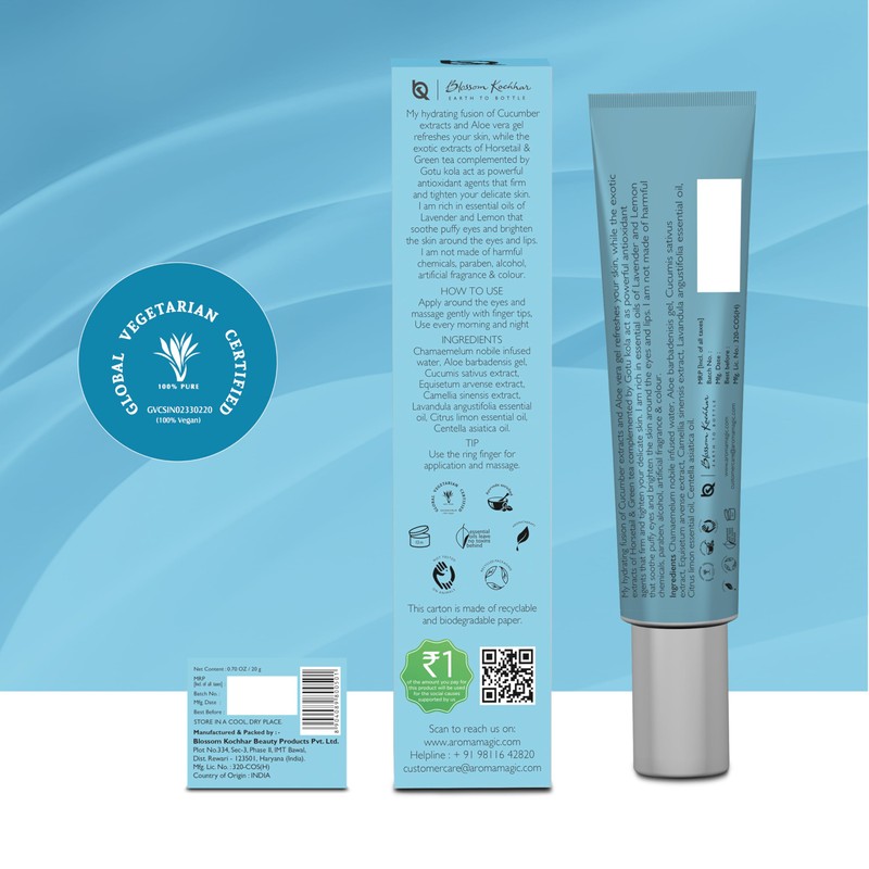 Aroma Magic Under Eye Gel | Reduces Puffiness & Dark