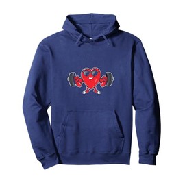 Fitness Heart Character Pullover Hoodie