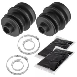 Caltric Rear Axle Inner And Outer CV Boot Kit for Arctic Cat 250 2X4 4X4 1999 2000 2001