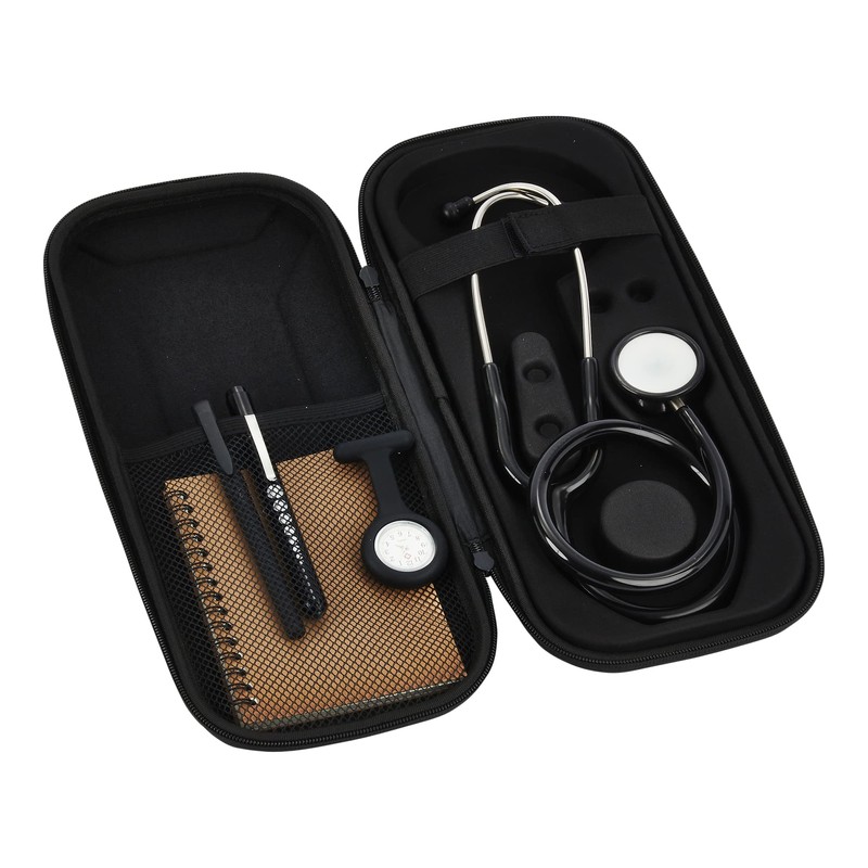 Stethoscope Bundle Kit | Includes Dual Head Stethoscope, Fob Watch,