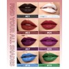 Matte Velvet Lipstick,Green Creamy Lipgloss Stick Women Halloween Makeup