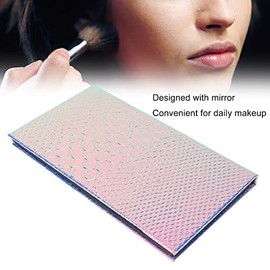 Paleta de Maquillaje de Sombra de Ojos Vacía, Paleta Magnética Profesional de Bricolaje con Espejo para Polvo de Rubor de Lápiz Labial, Paleta de Sombras Mejorada Almacenamiento de Maquillaje Paleta V