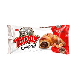 Elvan Today Chocolate Croissants (Pack of 6) | Individually Wrapped, Buttery Soft Croissant, Ready to eat Breakfast Pastry, or Lunchbox Snacks
