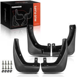 A-Premium Set of 4PCS Mud Flaps Splash Guards Mudguards Mudflaps with Hardware Kits Compatible with Kia Sportage, 2005-2010, Sport Utility, EX Models Only, Front and Rear (Driver & Passenger Sides)
