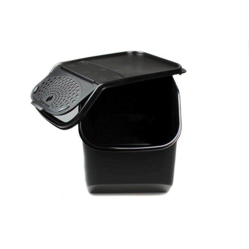 Tupperware Potato Storage 8.3 L Black Potato Storage Potato Master