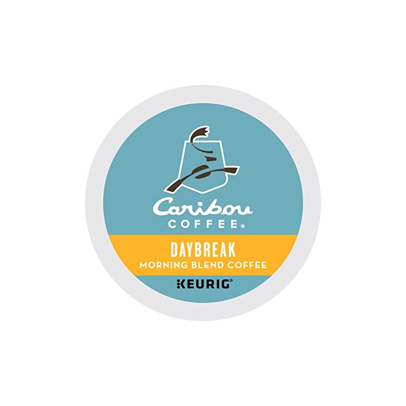 Caribou Coffee Daybreak Morning Blend Keurig K-Cups Coffee, 12 Count