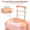 Mosslly Luggage Sets 3 Piece, Expandable 100% PC Hardshell Suitcase