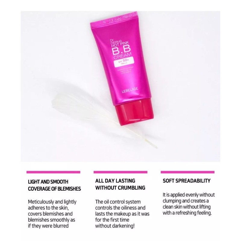 Bidameun Base De Maquillaje Coreana/ Bb Cream/ Dr Derma Rosa_