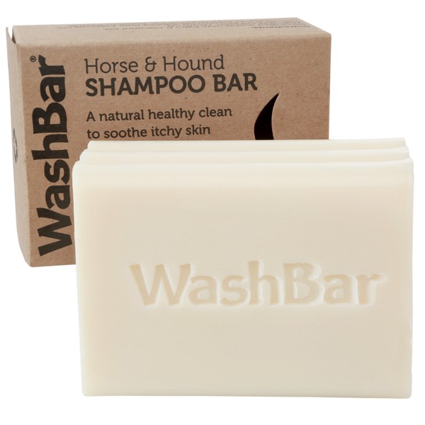 WashBar Natural Horse Shampoo Bar, For Horses and Large Dogs,
